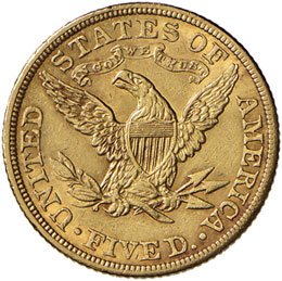 ESTERE - U.S.A.  - 5 Dollari 1904 ... 