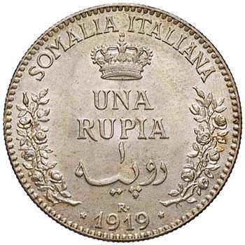 SAVOIA - Somalia  - Rupia 1919 ... 