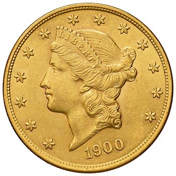 ESTERE - U.S.A.  - 20 Dollari 1900 ... 