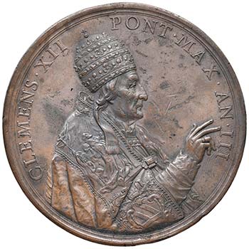 MEDAGLIE - PAPALI - Clemente XII ... 