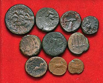 LOTTI - Greche  Lotto di 10 monete
