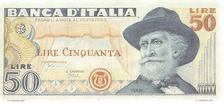 VARIE  Banca dItalia, 50 lire ... 