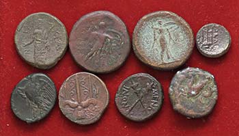 LOTTI - Greche  - Lotto di 8 monete
