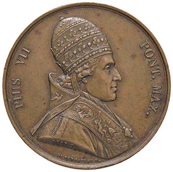 MEDAGLIE - PAPALI - Pio VII ... 
