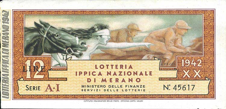 VARIE - Biglietti lotterie  1942 ... 
