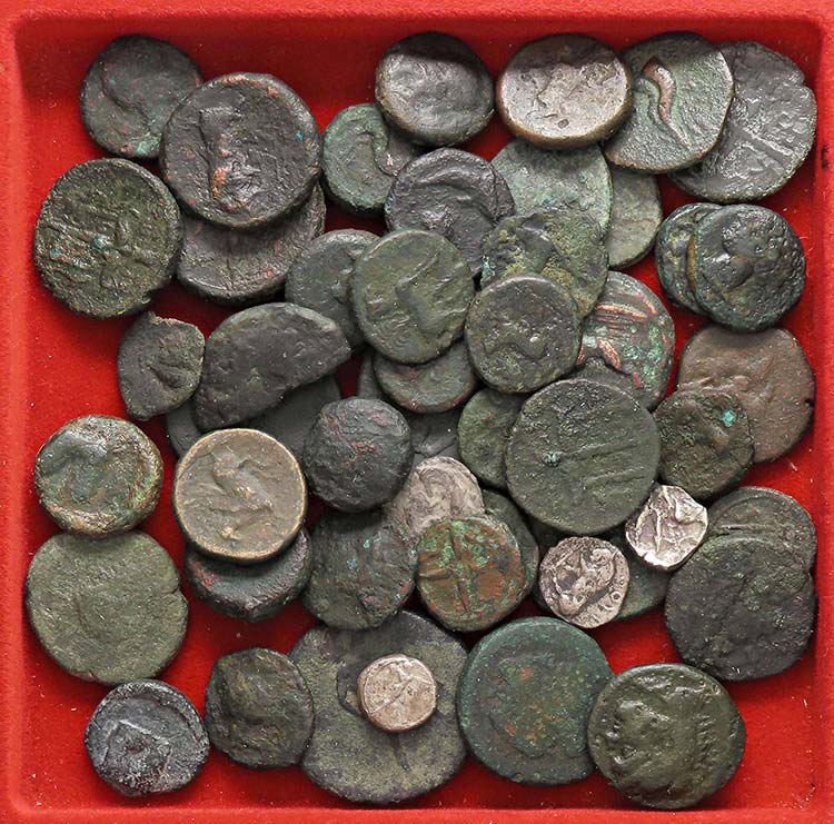 LOTTI - Greche  Lotto di 51 monete