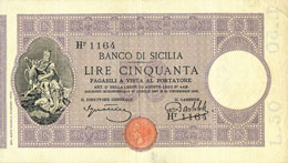 CARTAMONETA - SICILIA - Banco di ... 