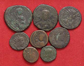 LOTTI - Bizantine  4 monete e 4 ... 
