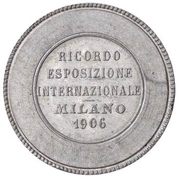 VARIE - Gettoni  MILANO - 1906, a ... 