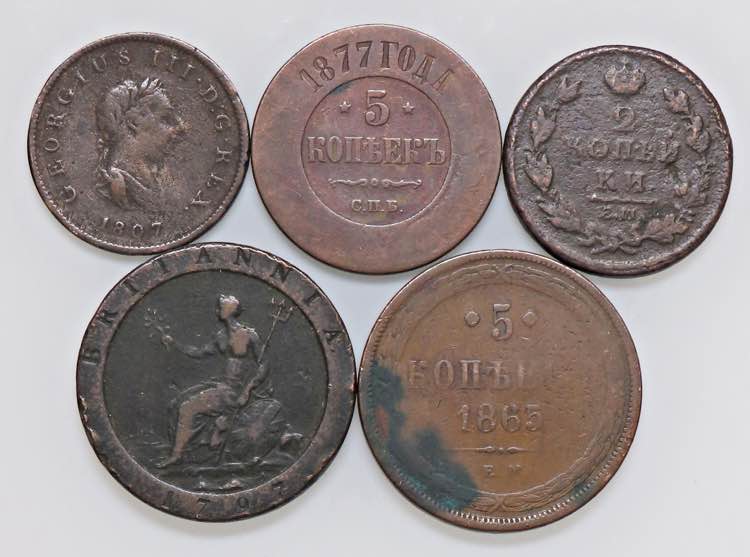 LOTTI - Estere  RUSSIA - 3 monete ... 