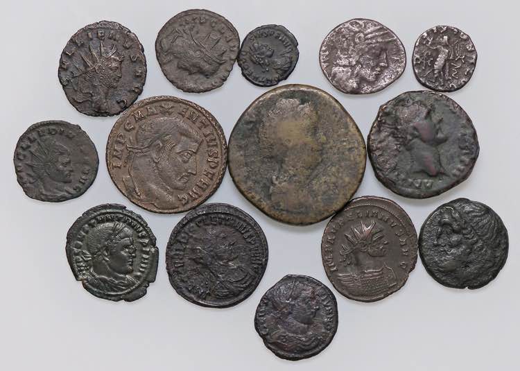 LOTTI - Imperiali  12 monete e 2 ... 
