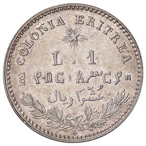 SAVOIA - Eritrea  - Lira 1891 Pag. ... 