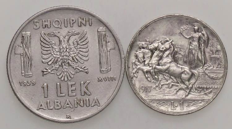 SAVOIA - Albania  - 2 Lek 1939 ... 