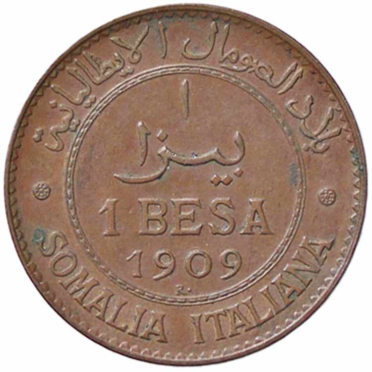 SAVOIA - Somalia  - Besa 1909 Pag. ... 