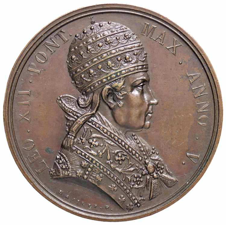 MEDAGLIE - PAPALI - Leone XII ... 
