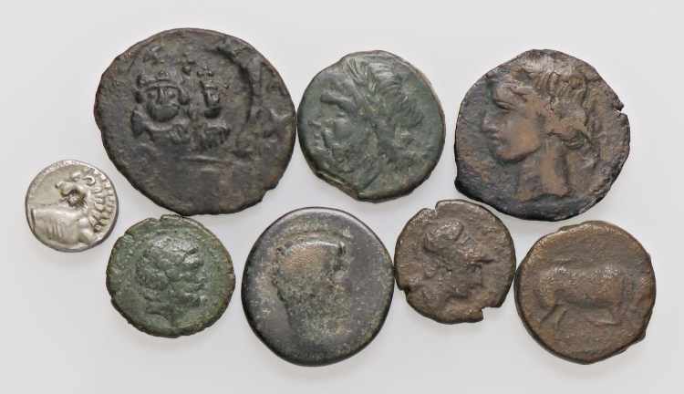 LOTTI - Greche  Lotto di 8 monete