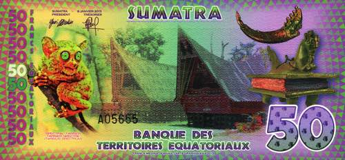 VARIE - Biglietti  Sumatra, 50 ... 