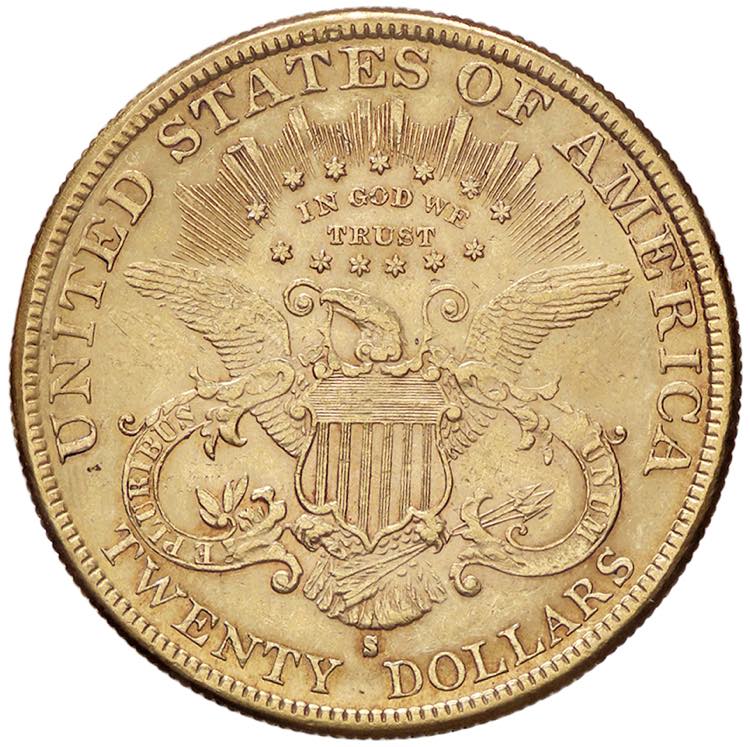 ESTERE - U.S.A.  - 20 Dollari 1888 ... 