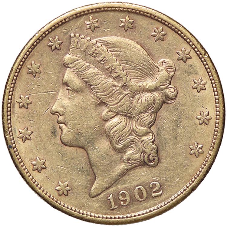 ESTERE - U.S.A.  - 20 Dollari 1902 ... 