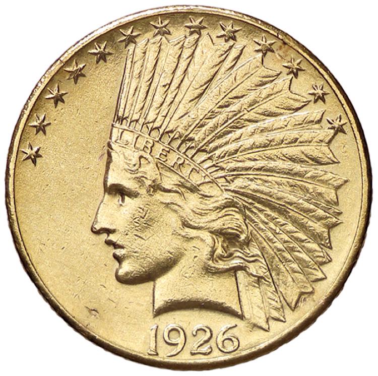 ESTERE - U.S.A.  - 10 Dollari 1926 ... 