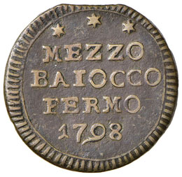 ZECCHE ITALIANE - FERMO - Pio VI ... 