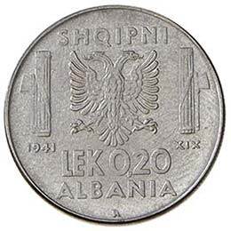 SAVOIA - Albania  - 0,20 Lek 1941 ... 