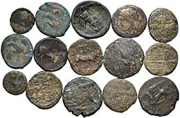 LOTTI - Greche  Lotto di 15 monete
