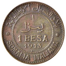 SAVOIA - Somalia  - Besa 1913 Pag. ... 