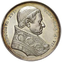 MEDAGLIE - PAPALI - Gregorio XVI ... 