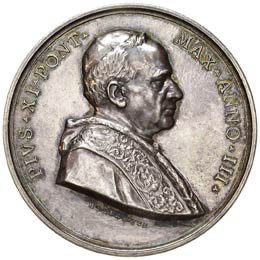 MEDAGLIE - PAPALI - Pio XI ... 