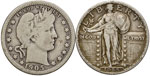 ESTERE - U.S.A.  - Quarto di dollaro 1905 ... 