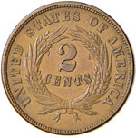 ESTERE - U.S.A.  - 2 Cents 1864 Kr. 94 R CU