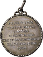 MEDAGLIE - CITTA - Siena  - Medaglia 1918 - ... 