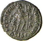ROMANE IMPERIALI - Graziano (367-383) - AE 3 ... 