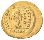 BIZANTINE - Giustino I (518-527) - Tremisse ... 