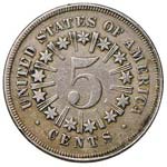 ESTERE - U.S.A.  - 5 Centesimi 1866 Kr. 96 R ... 