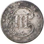 ESTERE - U.S.A.  - 3 Centesimi 1853 Kr. 75  ... 