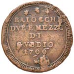 ZECCHE ITALIANE - GUBBIO - Pio VI ... 