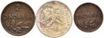 LOTTI - Estere  ALBANIA - Lotto di 3 monete