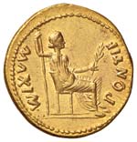 ROMANE IMPERIALI - Tiberio (14-37) - Aureo - ... 