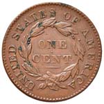 ESTERE - U.S.A.  - Cent 1833 - Coronet Kr. ... 