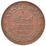 SAVOIA - Somalia  - 2 Bese 1910 Pag. 980; ... 