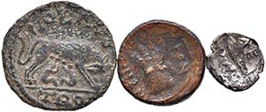 LOTTI - Greche  LEONTINI - 2 monete e una di ... 