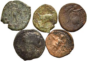 LOTTI - Greche  Lotto di 5 monete