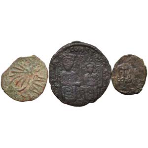 LOTTI - Bizantine  Lotto di 3 monete