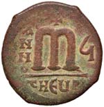 BIZANTINE - Tiberio II (578-582) - Follis ... 