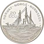 ESTERE - NORVEGIA - Harald V (1991) - 20 Ecu ... 