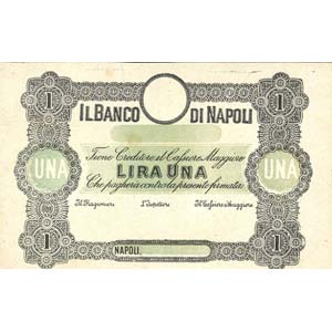 CARTAMONETA - NAPOLI - Banco di Napoli  - ... 