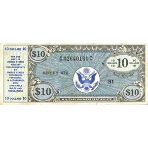 CARTAMONETA ESTERA - U.S.A.  - 10 Dollari ... 