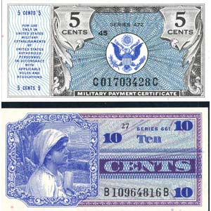 CARTAMONETA ESTERA - U.S.A.  - 10 Cents 1968 ... 